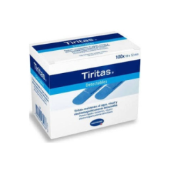 Tiritas Azules 100 Uds