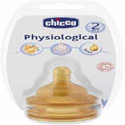 Chicco Tetina De Caucho Variable 4M+ 2 Uds.
