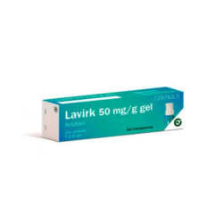 Lavirk 50 mg/g gel cutaneo 1 tubo 5g con bomba dosificadora
